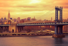 New-York Manhattan Pont de Brooklyn